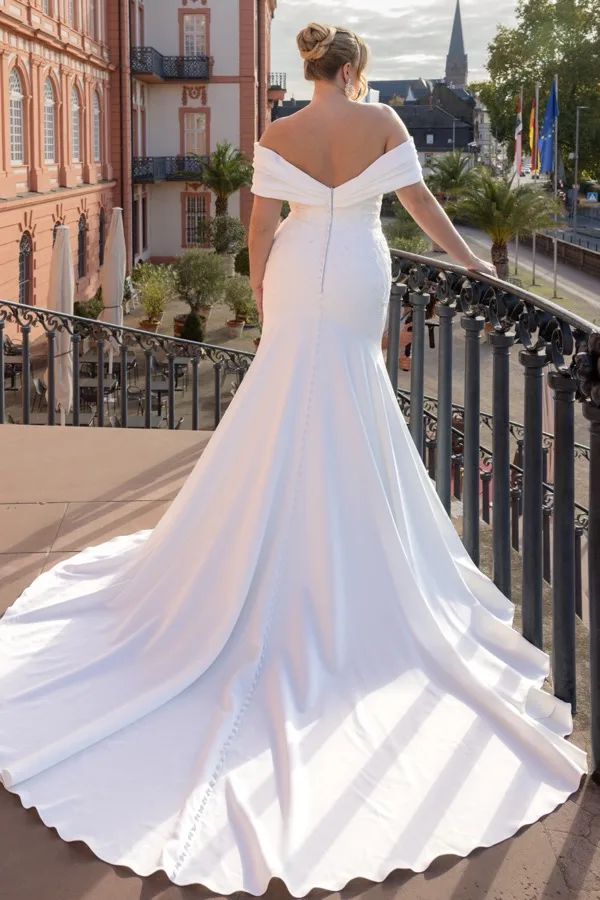 Brautkleid gro&szlig;e Gr&ouml;&szlig;en: Madonna-90804_12A4107