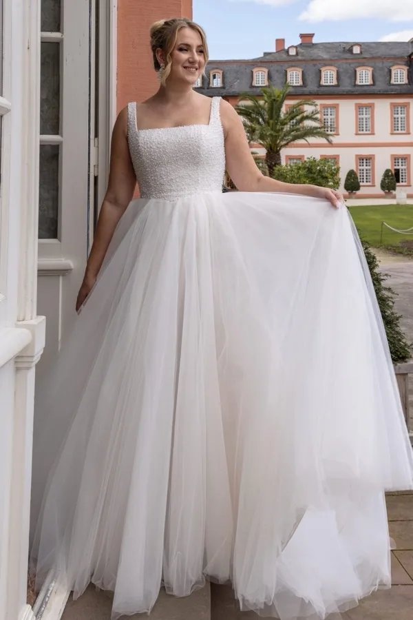 Brautkleid gro&szlig;e Gr&ouml;&szlig;en: Madonna-90808_12A7669