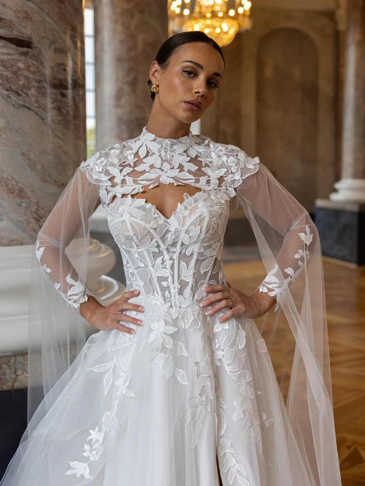 Diane Legrand De Luxe Brautkleid: De-Luxe-10009-12A3036-Edit